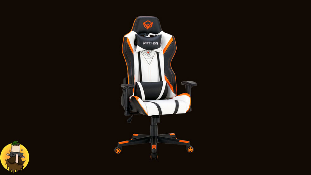 صندلی گیمینگ میشن نارنجی | Gaming Chair Meetion CHR15 Orange