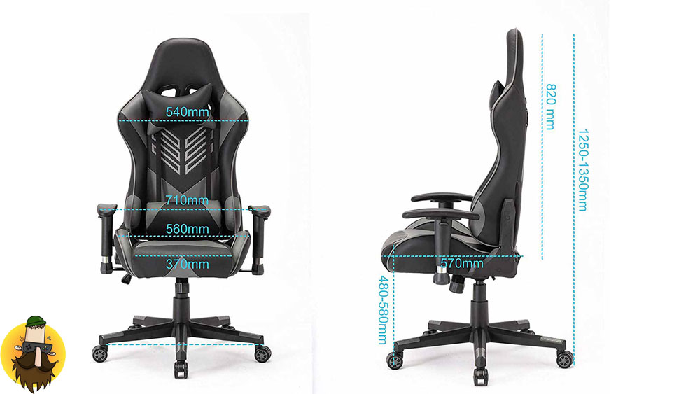 صندلی گیمینگ BLITZED مشکی Gaming Chair Black
