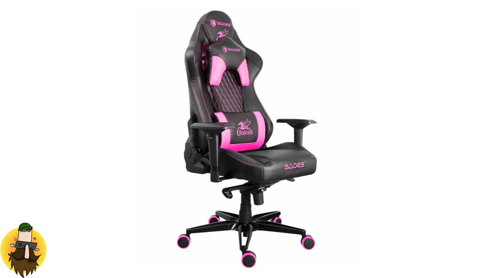 Sades Sades Gaming Chair Pegasus pink