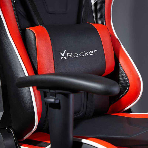 صندلی گیمینگ X Rocker قرمز | NEW! X Rocker Agility Sport PC Gaming Chair – Red