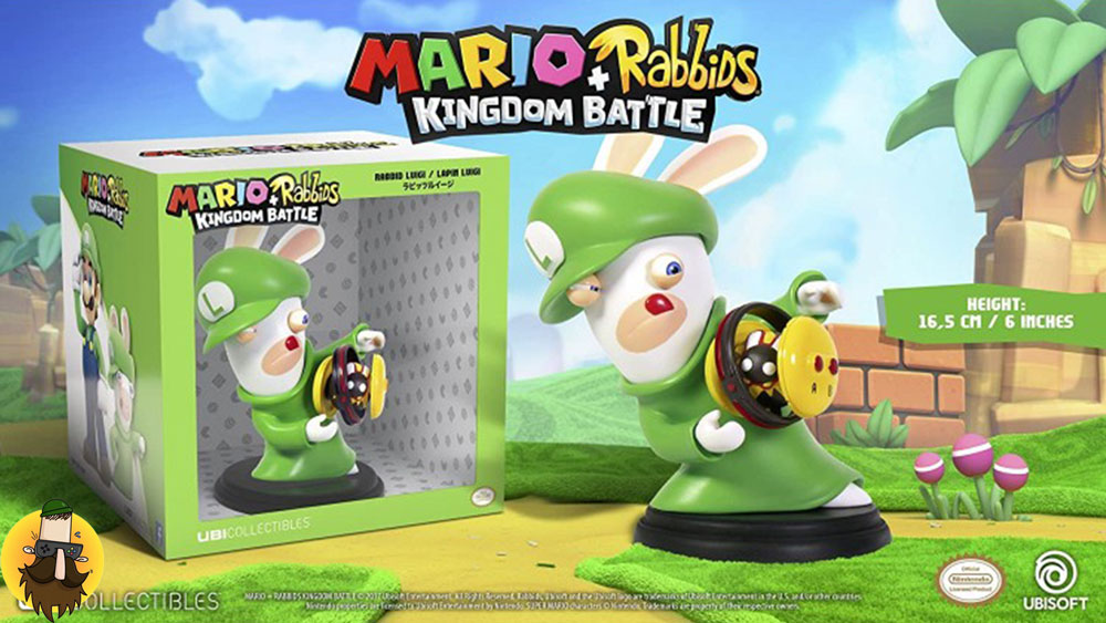 اکشن فیگور کاراکتر Rabbid Luigi از بازی Mario + Rabbids: Kingdom Battle