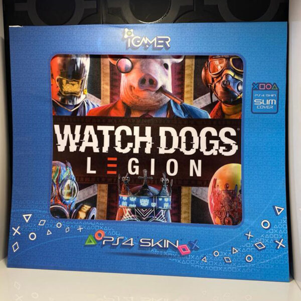 اسکین بدنه ی کنسول PS4 Slim | طرح Watch dogs legion