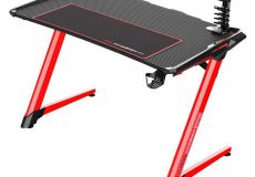 میز گیمینگ DXRacer E-sport gaming desk-black/red