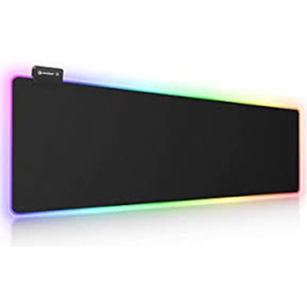 موس پد گیمینگ RGB سایز بزرگ با 10 حالت روشنایی Chroma