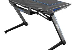 میز گیمینگ DXRacer Nex gaming desk-black/silver/blue