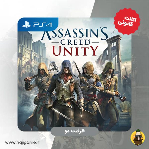 اکانت قانونی بازی Assassin's creed unity برای PS4