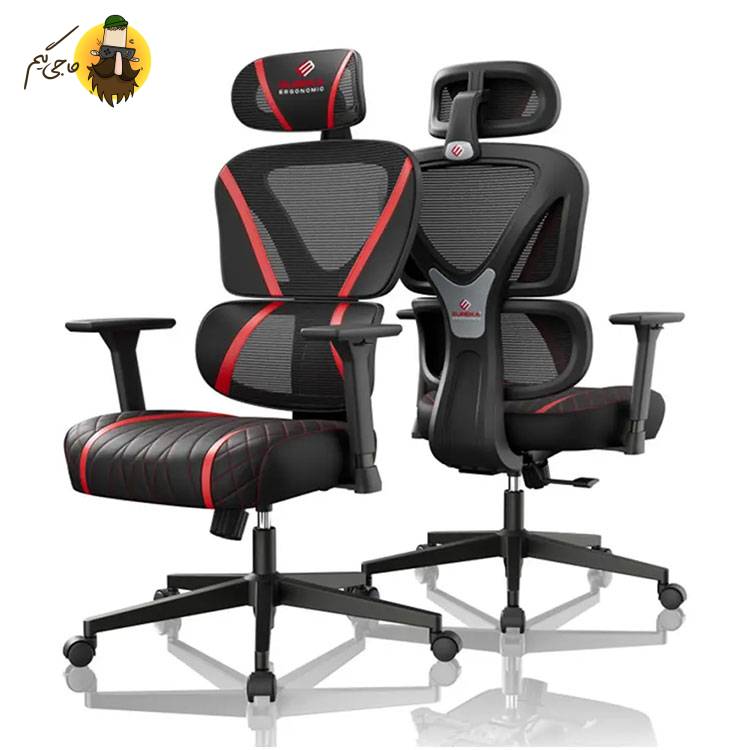 Eureka-Norn-Series-Red-Ergonomic-Gaming-Chair-2