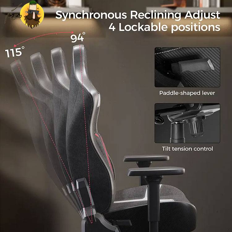 Eureka-Python-II-Red-Gaming-Chair-2